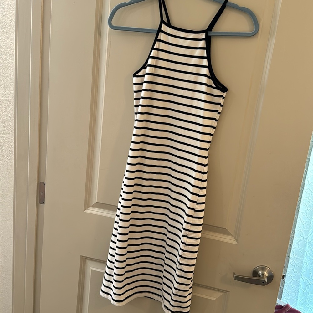 Fitted dress.